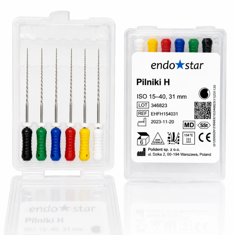 Pilniki H-Files długość 31mm