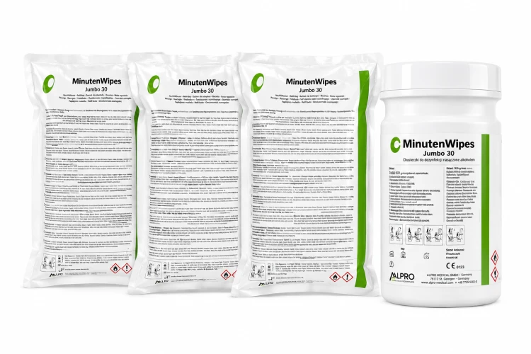 Chusteczki 3 Wipes + Box Minuten Jumbo