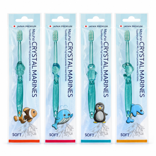 Crystal Fresh Fuji – japońska szczoteczka dziecięca Shinyei + pasta 12 ml