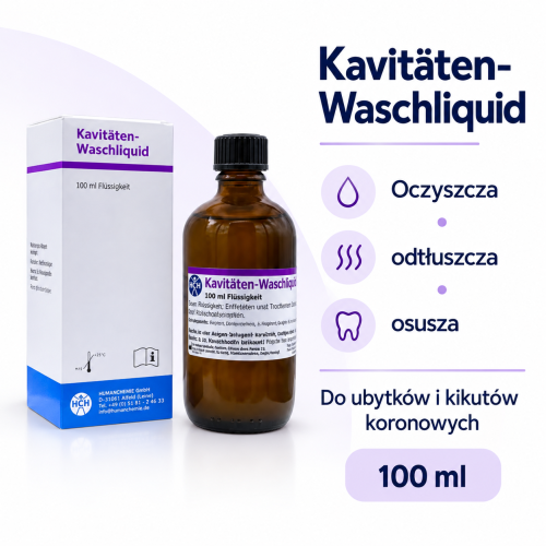 płyn do oczyszczania ubytków i kikutów Humanchemie