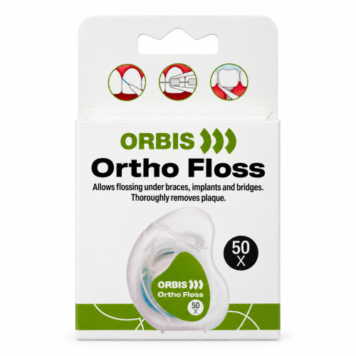 Ortho Floss – nić do aparatów ortodontycznych,