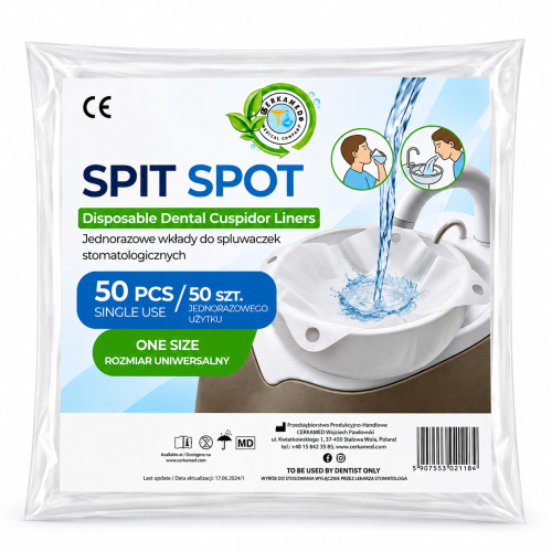 Wkłady do spluwaczki 50 sztuk SPIT SPOT
