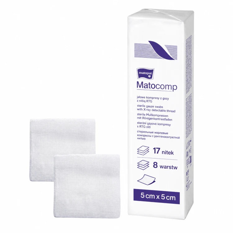 Kompresy 5cm x 5cm 100 szt. 17N/8W