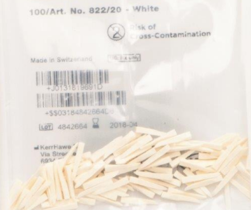 Kliny drewniane HAWE 822/20 białe