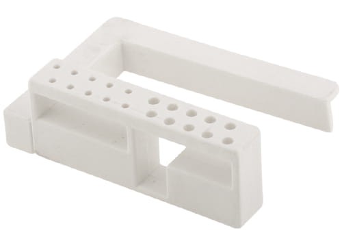 Stojak na 20 szt. wierteł biały