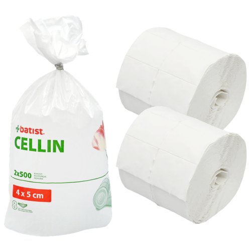 Wata celulozowa w rolce 1000 szt Batist