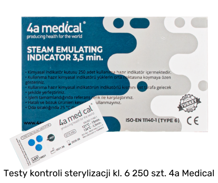 Paski do Sterylizacji Kl. VI – 250 szt. | 4a Medical
