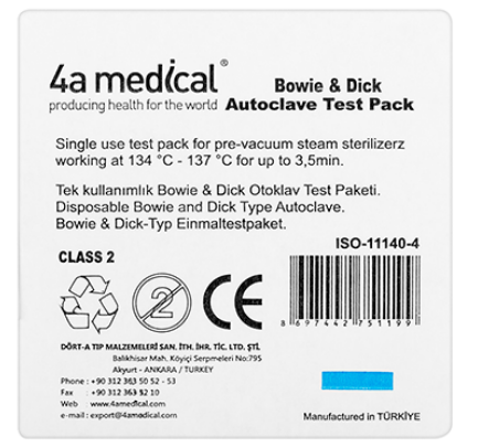 Testy kontroli sterylizacji Bowie & Dick 200 warstw 4a Medical.png