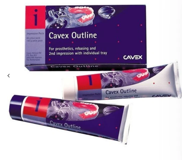 Cavex Outline. Bezeugenolowa pasta do pobierania wycisków przy bezzębi