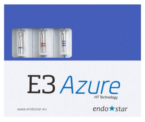 E3 Azure Small 3 szt. kanały bardzo wąskie i zakrzywione