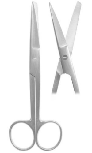 Nożyczki chirurgiczne 14 cm proste O/T