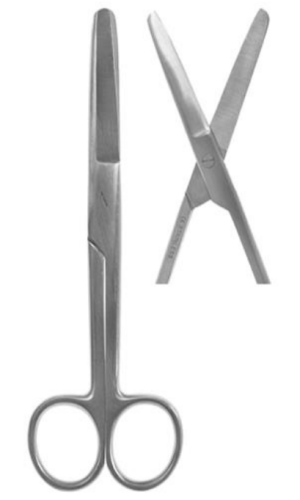 Nożyczki chirurgiczne 20 cm proste T/T