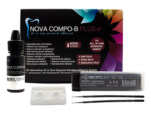 Bond 3 w 1 – Nova Compo B Plus Wysoka przyczepność, mniej nadwrażliwości, szybka aplikacja. 5 ml.