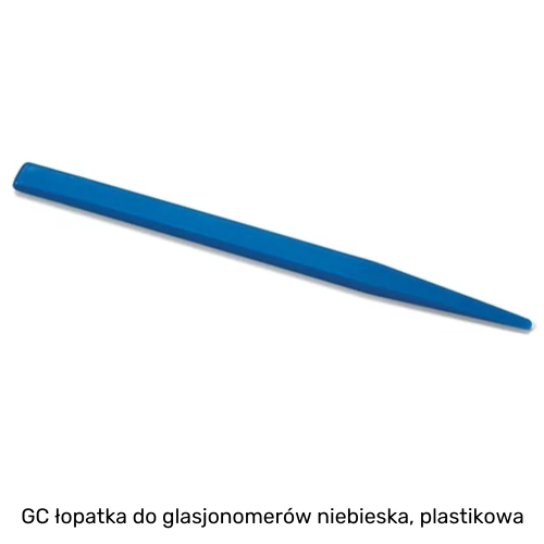 GC łopatka do glasjonomerów niebieska, plastikowa