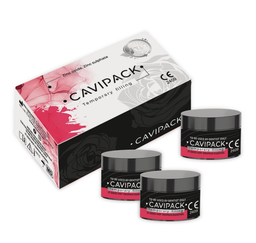 Cavipack – Gotowy Preparat do Tymczasowego Wypełniania Ubytków Zębów | Cerkamet