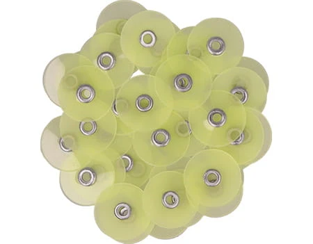 Krążki polerskie 14 mm - żółte fine (1.733) 40szt. TOR