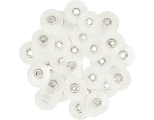 Krążki polerskie 12 mm - białe superfine (1.734) 40szt. TOR