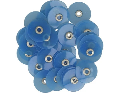Krążki polerskie 14 mm -niebieskie Coarse (1.731) 40szt. TOR