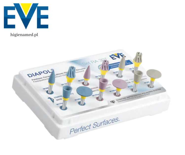 EVE RA307-DIAPOL Gumka do porcelany zestaw 12szt