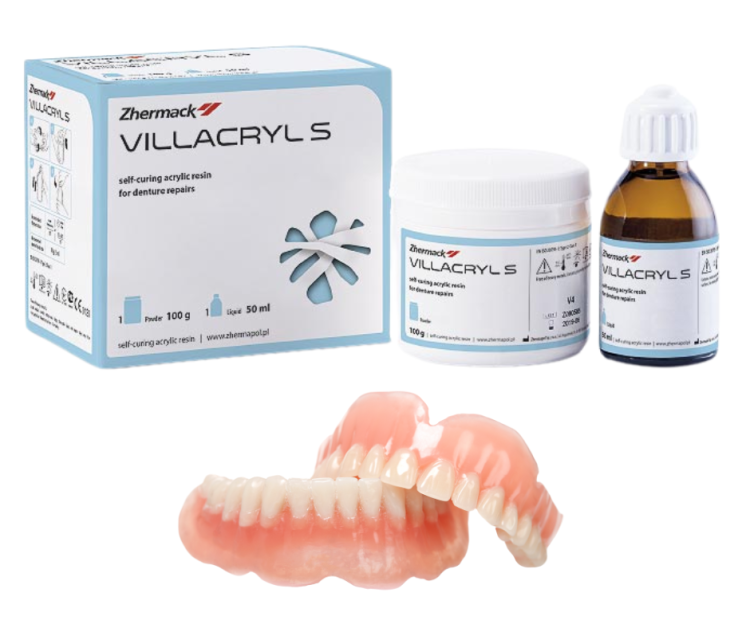 Villacryl S -V4 tworzywo akrylowe do napraw protez ruchomych