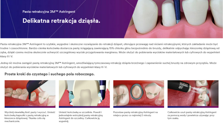 Pasta retrakcyjna Astringent