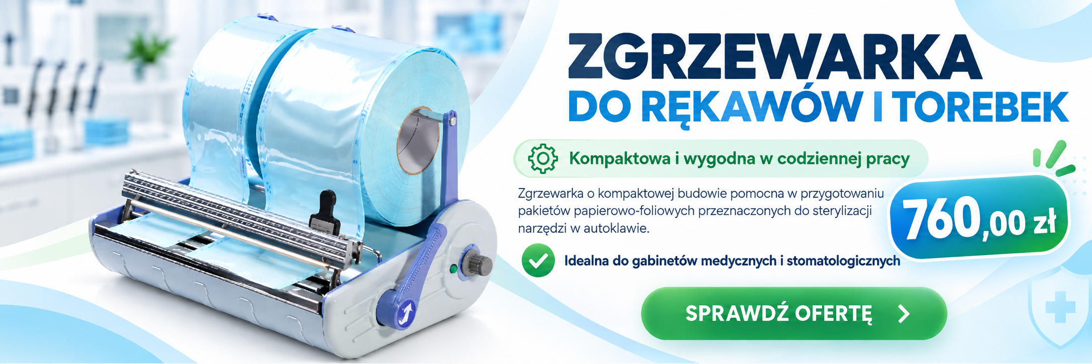 zgrzewarka do rękawów 
